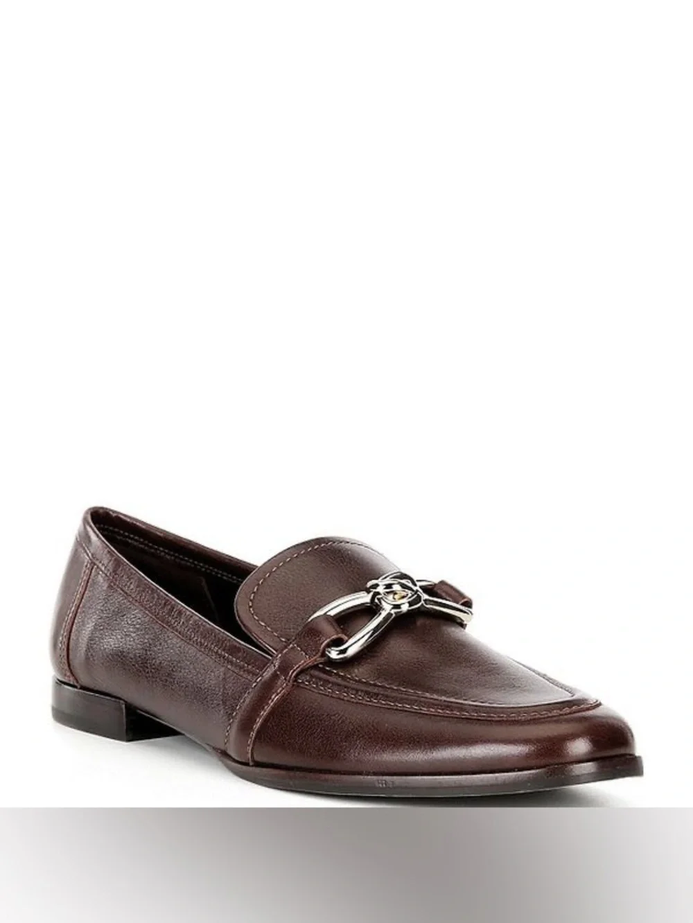 NWT Antonio Melani Cain Leather Loafers Sz 9,5 Ground Coffee (no original box)